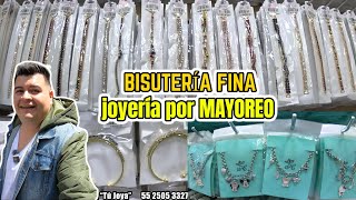 BISUTERÍA FINA 📦👌 bisuteria por MAYOREO en el centro dela CDMX 💍🛒 [upl. by Assanav]