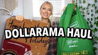 HUGE DOLLARAMA HAUL AMAZING NEW FINDS ft Dossier [upl. by Acirfa]