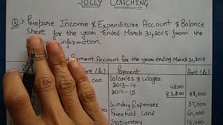 2 Accounting for Non Profit OrganisationNot for profit Organisation in hindi by JOLLY Coaching [upl. by Arammahs]