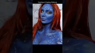 Mystique cosplay makeup xmen marvelstudios marvel comics cosplay makeup [upl. by Hnamik]