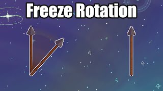 Freeze Rigidbody Rotation in Unity [upl. by Einnaffit]