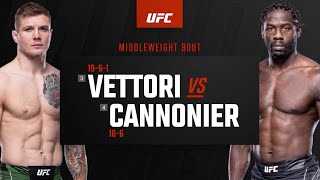 UFC Vegas 75 Marvin Vettori vs Jared Cannonier Highlights [upl. by Nohsreg]