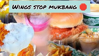 mukbangers eating wings stop 🛑 mukbang asmreating food delicious asmr [upl. by Helene]