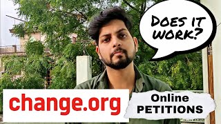 Do Online Petitions work Changeorg  Episode5  SHUBH SPEAKS [upl. by Yroggerg]