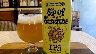 Lawsons Finest Liquids Sip Of Sunshine IPA 80 ABV DJs BrewTube Beer Review 757 [upl. by Fish741]