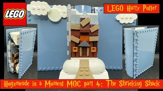 Hogsmeade in a moment Part 4 Micro scale Shrieking Shack scene LEGO Harry Potter MOC [upl. by Sunshine]