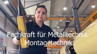 Fachkraft für MetalltechnikMontagetechnik mwd  Ausbildung bei IMO [upl. by Nylirrej]