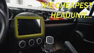 NC Miata CarPlay Head Unit Install  The Cheapest Option [upl. by Smallman]