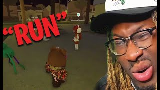 The Beef Universe Took Over Da Hood in Roblox [upl. by Letnuahc]