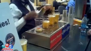 How to Fill a Plastic Beer Glass from the Bottom [upl. by Neale790]