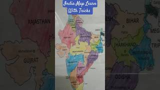 India Map 🗺️india indiamap indian [upl. by Nelrah843]