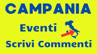 CAMPANIA 2024  Eventi  Concerti  Discoteche  Sagre  Fiere  Arte  Gite  Centro Sociale  Ecc [upl. by Batsheva]