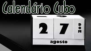 Calendário Cubo [upl. by Palgrave]