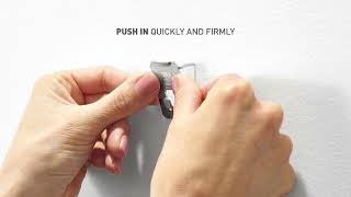 How To Install The 3M CLAW™ Drywall Picture Hanger for Heavyweight Items [upl. by Egiedan]