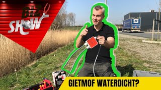 Grondkabel aansluiten en waterdichte verbinding maken stopcontact  BizShow vlog 029 [upl. by Gefen]