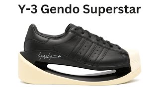 Adidas Y3 Gendo Superstar  Review amp On Foot [upl. by Yednarb498]