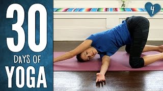 Day 4  Yoga For Your Back  30 Days of Yoga [upl. by Gabriell]