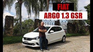 Fiat Argo 13 GSR  Teste com Emilio Camanzi [upl. by Buell]