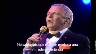 FRANK SINATRA quotStrangers in the nightquot Live 85 SUBTITULADA AL ESPAÑOL [upl. by Yenots]