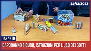 Capodanno sicuro istruzioni per l’uso dei botti [upl. by Leizahaj]