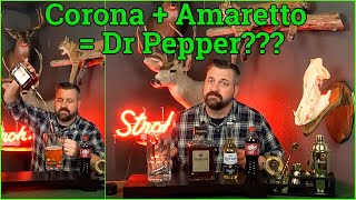 Does Corona Beer mixed with Amaretto taste like Dr Pepper 🤷‍♂️🍻gettingdrunktonight 😂 [upl. by Hedgcock]