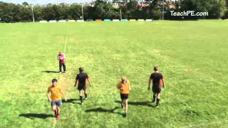 Rugby Drills  Passing  Handling 3v2 Miss Pass [upl. by Defant]