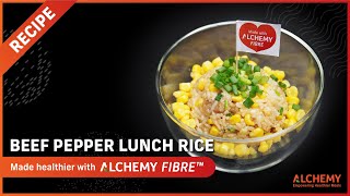 Recipe Tutorial Beef Pepper Lunch Rice [upl. by Lienhard]