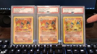 Difference in 1st Edition Shadowless amp Base Set Charizard Cards [upl. by Dachi]