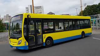 Bus Spotting in Bracknell Thames Valley Enviro200 661 KX64 AEJ Route 158 to North Bracknell Pt2 [upl. by Drewett]