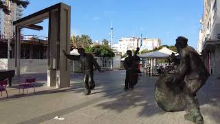 Yom Kippur Day of Atonement in Israel Netanya City Center on Bike [upl. by Gayle150]