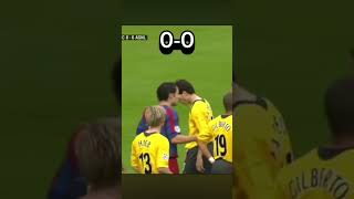 Barcelona vs Arsenal 2006 in UCL CHAMPIONS LEAGUE [upl. by Retsel]