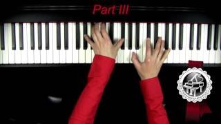 CPEBACH  Solfeggietto No2 in C minor Piano Tutorial SLOW part 3 [upl. by Hollington]