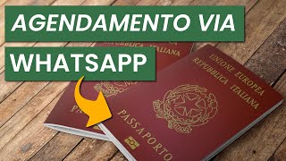 PASSAPORTE ITALIANO Sistema de Agendamento no Consulado Italiano de Curitiba  Via WhatsApp 2022 [upl. by Llabmik935]