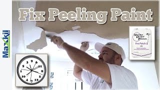 How to fix the paint peeling off your ceiling [upl. by Ma912]