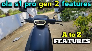 ola s1 pro gen 2 features  ola gen 2 features review  ola s1 air  ola s1 x  ola s1 x [upl. by Meadows]