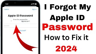 Forgot My Apple iD Password How To Fix Without PasswordEmailNumber Verification 2024 [upl. by Olocin]