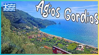 Agios Gordios  Corfu Greece full tour 2024 [upl. by Nelleus]