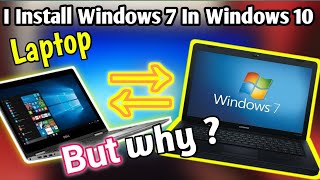 Install Windows 7 in latest generation laptops  Downgrade Windows 10 to Windows 7  Full video [upl. by Edana]