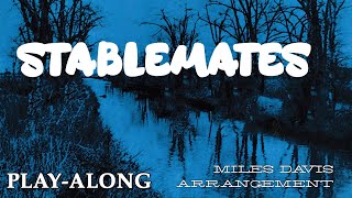 Stablemates  MILES DAVIS ARRANGEMENT  BACKING TRACK [upl. by Alrzc]