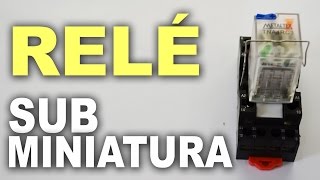 Relé subminiatura Metaltex TNA4RC3  Como funciona [upl. by Jermayne]