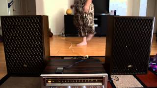 Sansui G9700 Receiver and Sansui SPx9700 pair of speakers [upl. by Adamsen304]