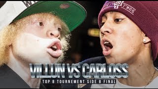 VILLUN VS CARLOSS  Dont Flop Rap Battle [upl. by Eifos]