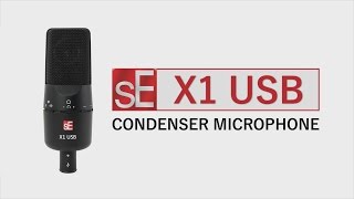 sE Electronics X1 USB Condenser Microphone [upl. by Hackett]