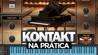 04 KONTAKT  Abrindo os Instrumentos e Tocando [upl. by Canice]