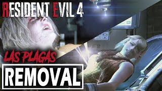 LAS PLAGAS REMOVAL  ORIGINAL VS REMAKE RESIDENT EVIL 4 [upl. by Attenyl675]