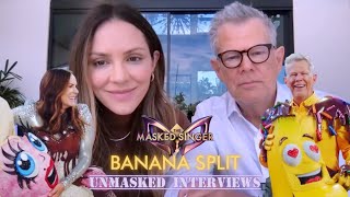 Katharine McPhee Foster amp David Foster  Unmasked Interviews Banana Split 9 December 2021 [upl. by Irat]