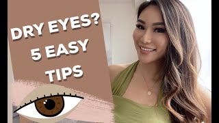 How To Treat Dry Eyes 5 Easy Ways At Home [upl. by Zirtaeb]