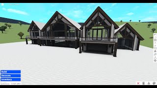 Bloxburg Aspen Ski mansion Tutorial Part 4 [upl. by Yroj]