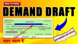 HOW TO MAKE DEMAND DRAFT  NEET ASPIRANTS MUST WATCH 😱 STEP BY STEP EXPLAINED neet2024 [upl. by Enalahs900]