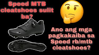 SPEED MTB Cleats Shoes Budgetmeal  Anong pagkakaiba sa Speed Shoes for RB [upl. by Gaskin41]